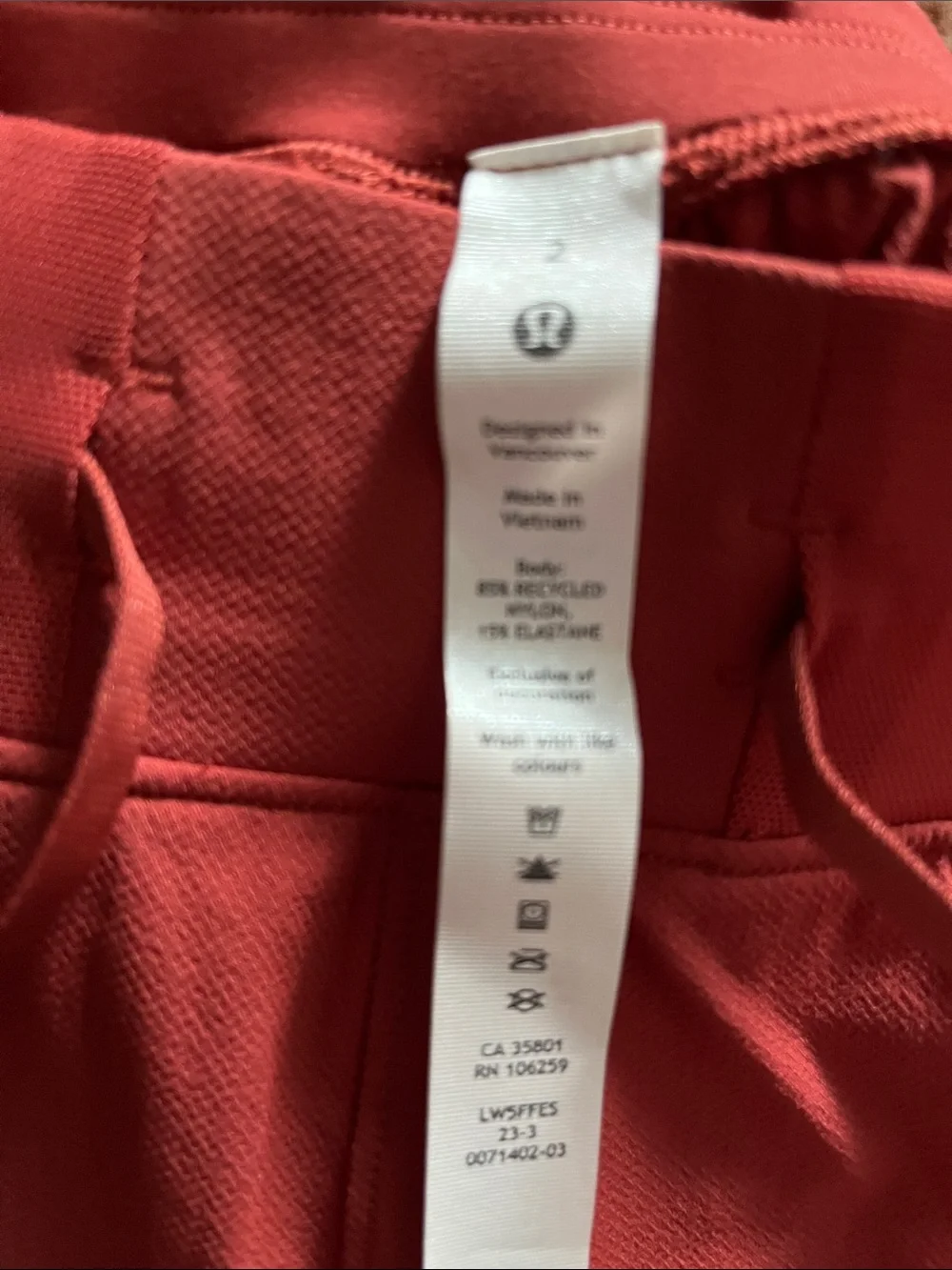 lululemon athletica Burnt Orange Pull-On Jogger Pants